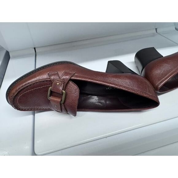 "Franco Sarto" VINTAGE, Chunky Heel ,Penny Loafers, SZ 9, Y2K , Quiet Luxury - Picture 8 of 13